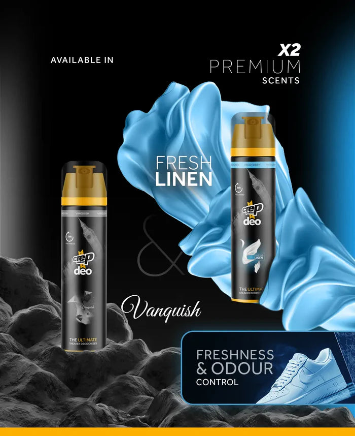 Crep Protect Deo Fresh Linen丨德國製 鞋用雙重除臭噴霧 清新阿麻布味