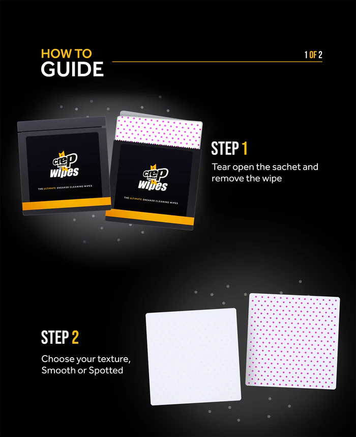 Crep Protect Wipes (12 PCS) Refill Biodegradable丨可生物降解鞋用急救清潔濕紙巾 12張經濟補充裝