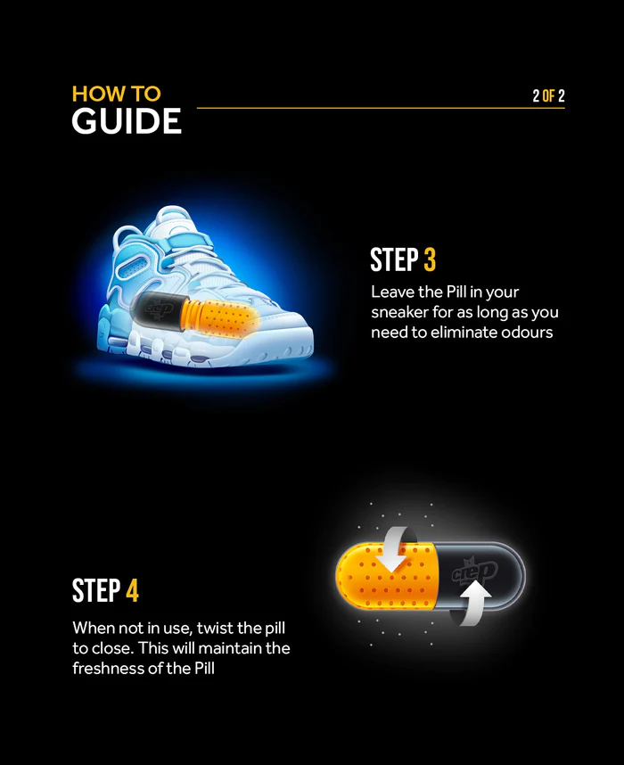 Crep Protect Pills丨鞋櫃波鞋吸濕除臭淨味膠囊