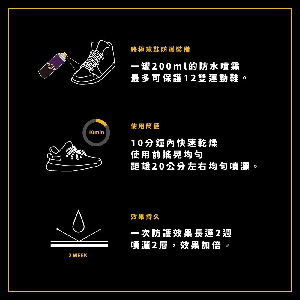 Crep Protect Spray丨德國製鞋用防水抗污噴霧